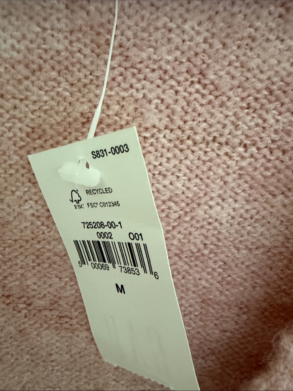 GAP Dusty Rose V‑Neck Button Cardigan - Picture 2 of 4